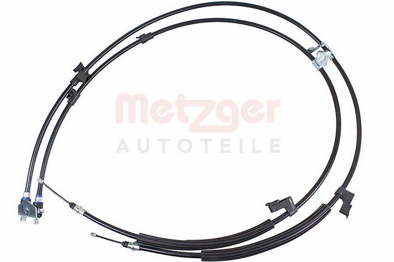 METZGER 10.5384 Seilzug, Feststellbremse f&uuml;r FORD hinten