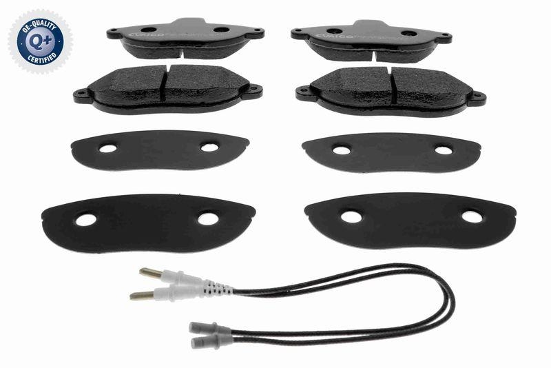 VAICO V42-4122 Bremsbelagsatz, Scheibenbremse Vorderachse Wva: 23003, 23040, 23041, Be für PEUGEOT
