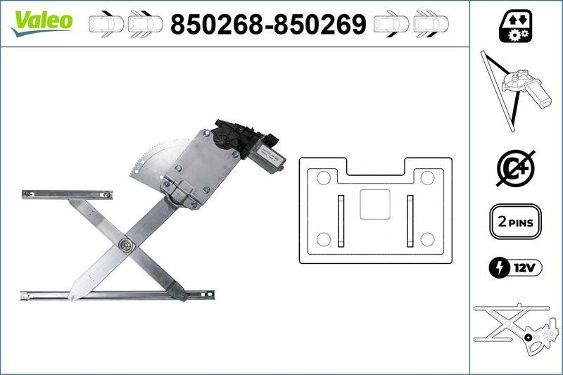 VALEO 850268 Fensterheber vorne links MITSUBISHI L200