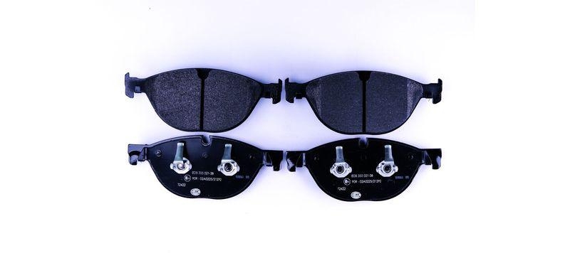 HELLA 8DB 355 021-381 Bremsbelagsatz, Scheibenbremsbelag f&uuml;r JAGUAR