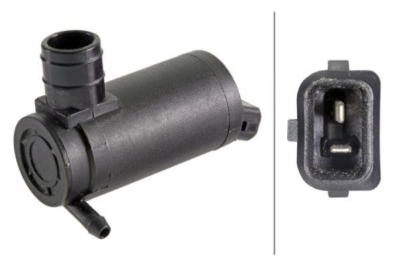 HELLA 8TW 006 848-001 Waschwasserpumpe, 12 V f&uuml;r FORD