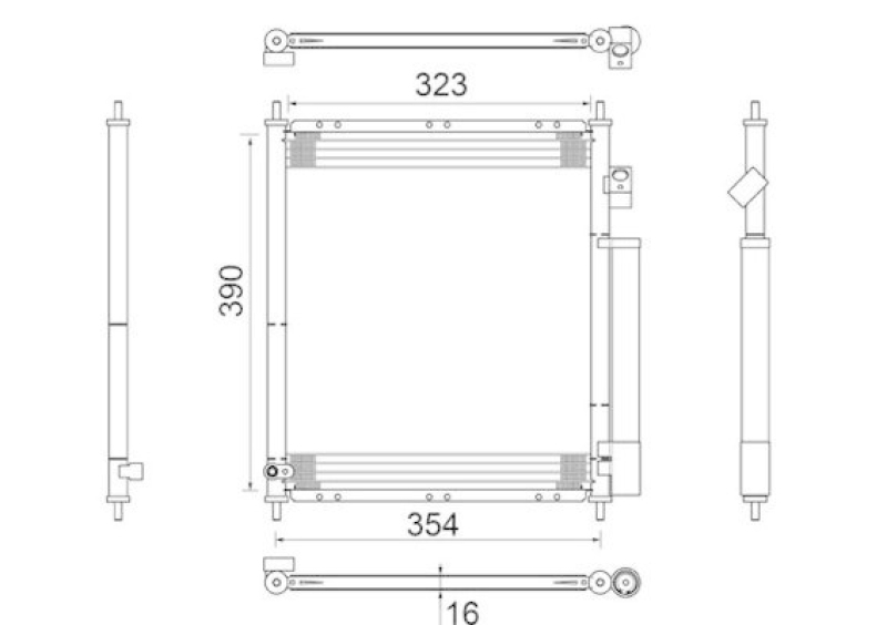 MAHLE AC 387 000S Klimakondensator