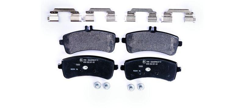 HELLA 8DB 355 021-521 Bremsbelagsatz, Scheibenbremsbelag f&uuml;r MB