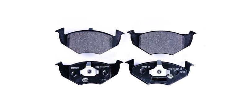HELLA 8DB 355 021-531 Bremsbelagsatz, Scheibenbremsbelag f&uuml;r VW