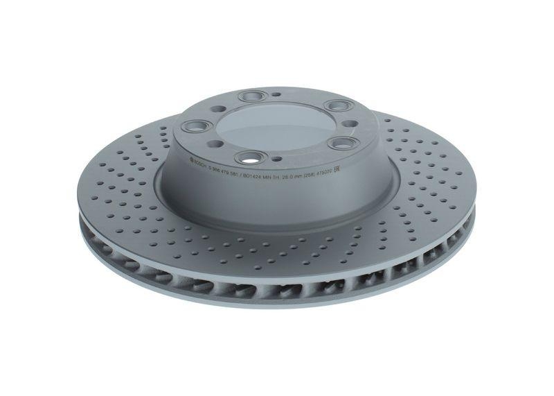 BOSCH 0 986 479 581 Bremsscheibe Ø 330mm für Hinterachse links