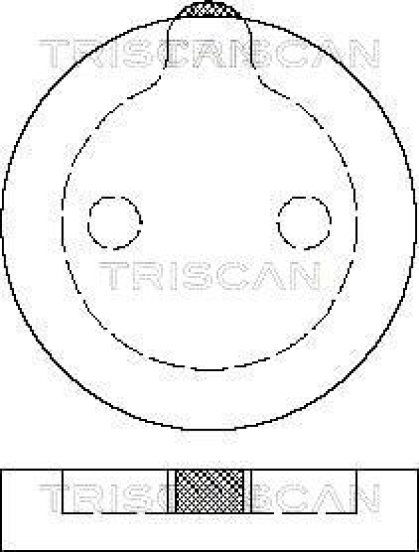 TRISCAN 8110 38786 Bremsbelag Vorne für Citroen Cx