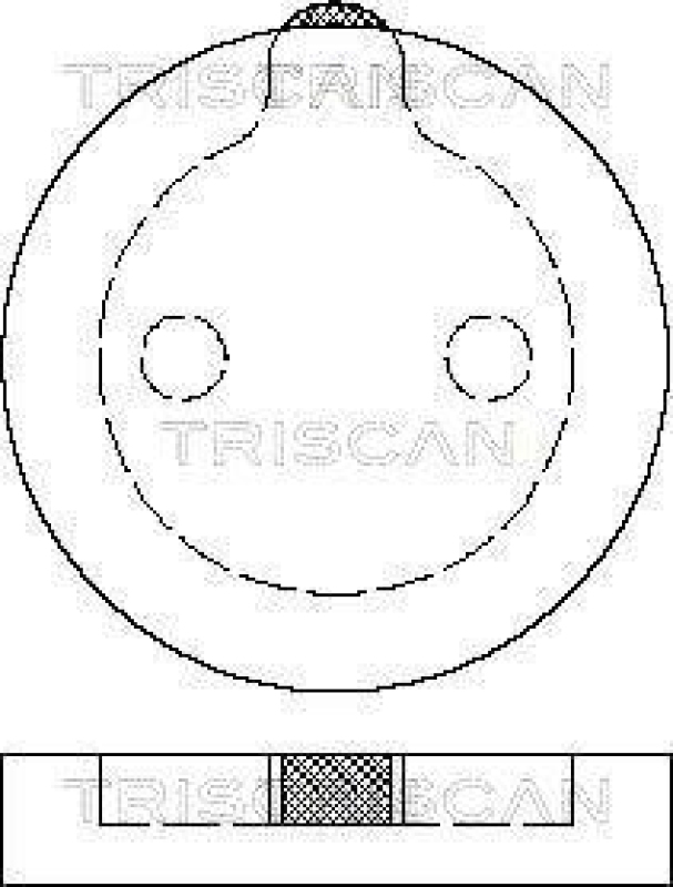 TRISCAN 8110 38786 Bremsbelag Vorne f&uuml;r Citroen Cx