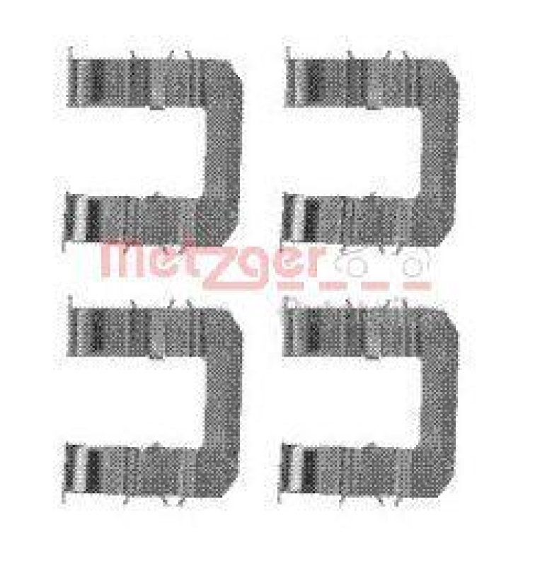 METZGER 109-1735 Zubeh&ouml;rsatz, Scheibenbremsbelag f&uuml;r HYUNDAI