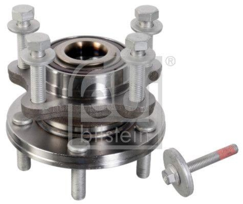 FEBI BILSTEIN 176532 Radlagersatz mit Radnabe, ABS-Sensor und Befestigungsschrauben f&uuml;r VOLVO
