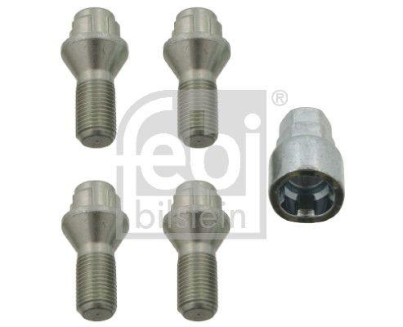 FEBI BILSTEIN 27054 Radschraubensatz abschließbar für Renault