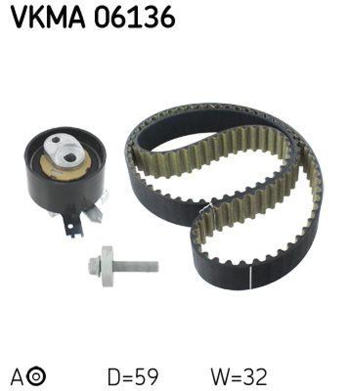 SKF VKMA 06136 Zahnriemensatz