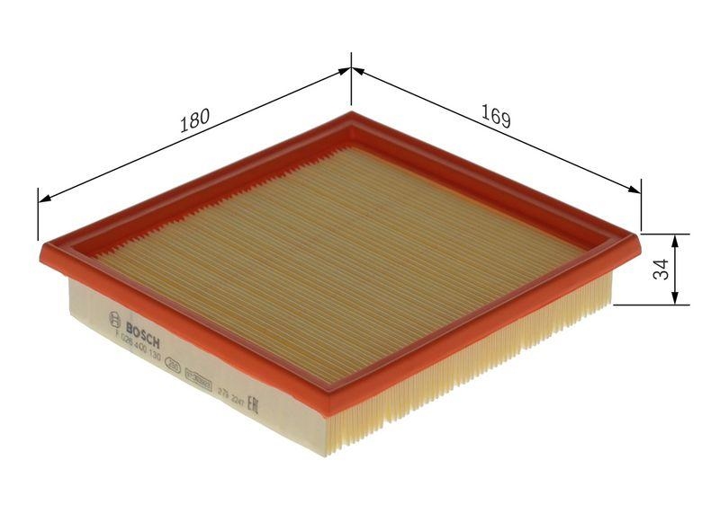 BOSCH F 026 400 130 Luftfilter