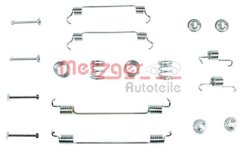 METZGER 105-0034 Zubehörsatz, Bremsbacken für FIAT/SUZUKI HA