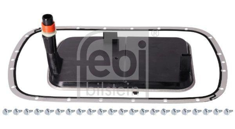 FEBI BILSTEIN 27061 Getriebeölfiltersatz mit Dichtung und Schrauben für BMW