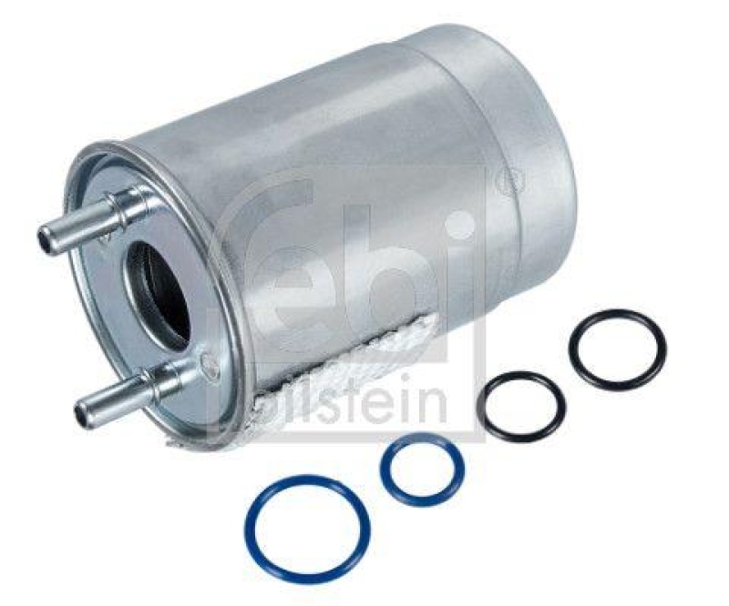 FEBI BILSTEIN 108737 Kraftstofffilter mit Dichtringen für Renault