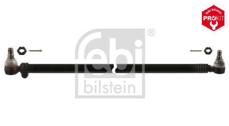 FEBI BILSTEIN 39844 Lenkstange mit Kronenmuttern und Splinten, vom Lenkgetriebe zur 1. Vorderachse f&uuml;r M A N