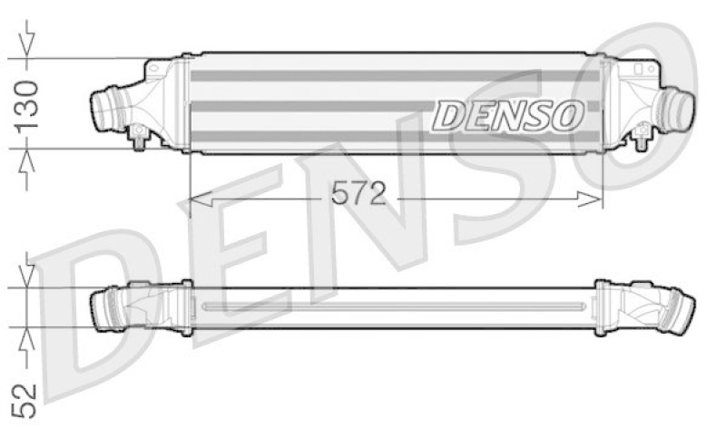 DENSO DIT20003 Ladeluftk&uuml;hler OPEL CORSA D 1.7 CDTI (2006 - )