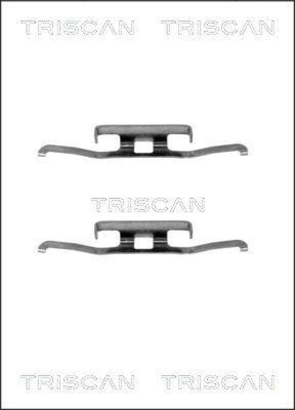 TRISCAN 8105 101570 Montagesatz, Scheibenbremsbelag f&uuml;r Bmw, Saab