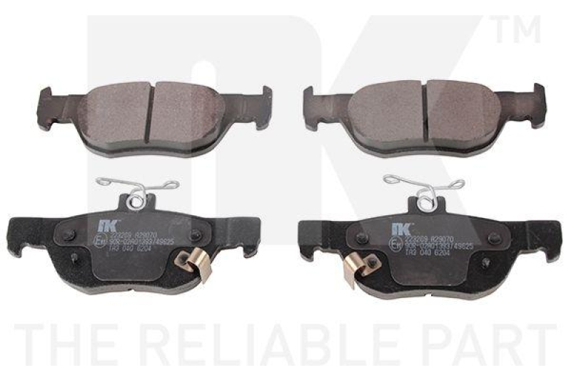 NK 223269 Bremsbelagsatz, Scheibenbremse f&uuml;r MAZDA