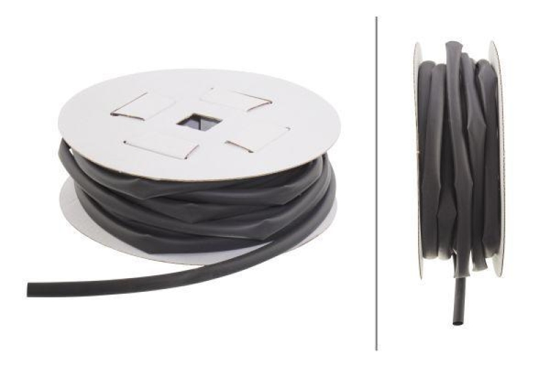 HELLA 9MJ 007 825-031 W&auml;rmeschrumpfschlauch &Oslash; 6,4 mm, schwarz, 2:1