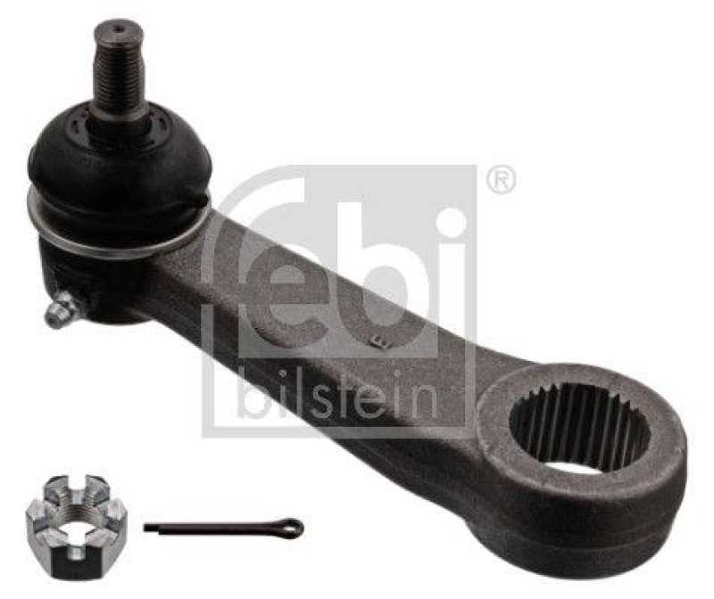 FEBI BILSTEIN 41293 Lenkstockhebel mit Kronenmutter und Splint f&uuml;r MITSUBISHI