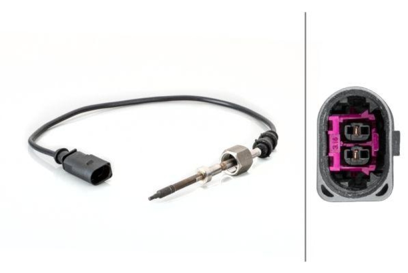 HELLA 6PT 014 494-831 Sensor, Abgastemperatur