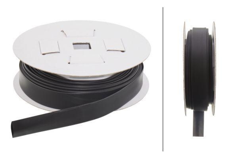 HELLA 9MJ 007 825-051 Wärmeschrumpfschlauch Ø 12,7 mm, schwarz, 2:1