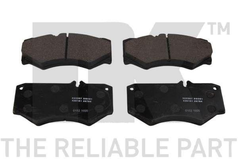 NK 223307 Bremsbelagsatz, Scheibenbremse f&uuml;r MERCEDES-BENZ, PUCH