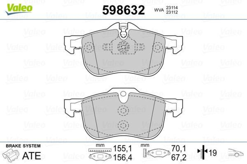 VALEO 598632 SBB-Satz PREMIUM