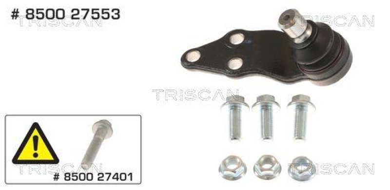 TRISCAN 8500 27553 Traggelenk f&uuml;r Volvo Xc40