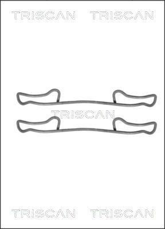 TRISCAN 8105 101601 Montagesatz, Scheibenbremsbelag f&uuml;r Mercedes, Vw