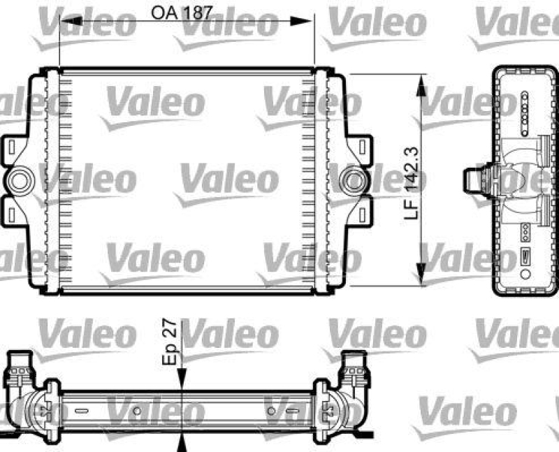 VALEO 735467 Motork&uuml;hler FIAT TIPO (160) 1.9 TDS