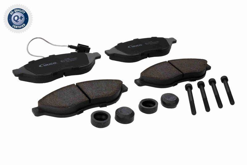 VAICO V42-0093 Bremsbelagsatz, Scheibenbremse Vorderachse Wva: 24468, 24469 f&uuml;r PEUGEOT