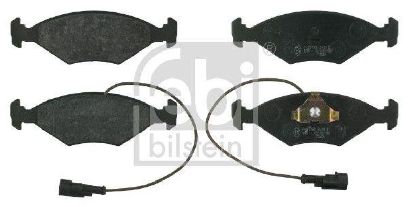 FEBI BILSTEIN 16397 Bremsbelagsatz f&uuml;r Fiat