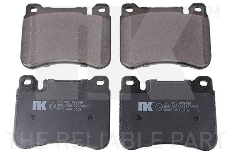 NK 2233102 Bremsbelagsatz, Scheibenbremse f&uuml;r MERCEDES-BENZ