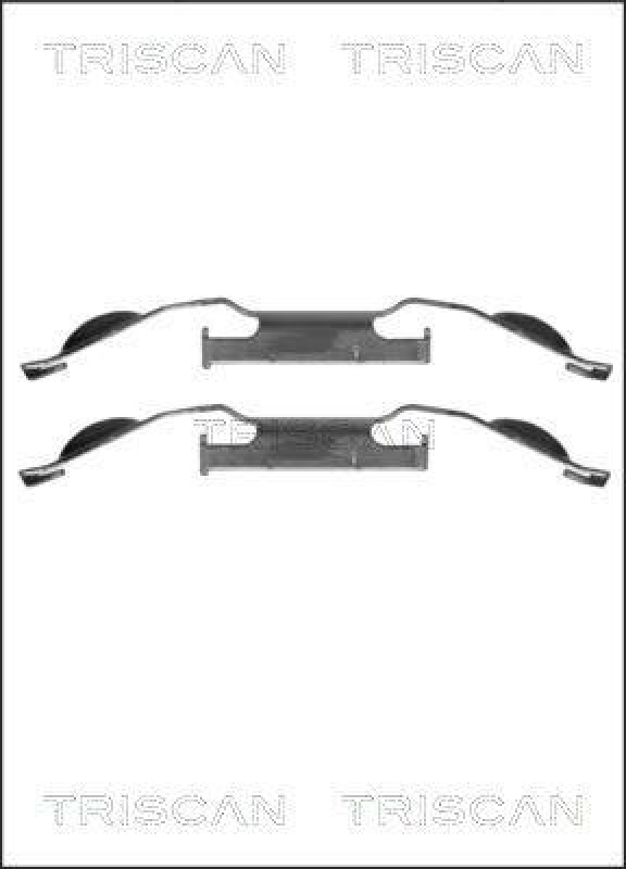 TRISCAN 8105 101611 Montagesatz, Scheibenbremsbelag f&uuml;r Bmw, Ford