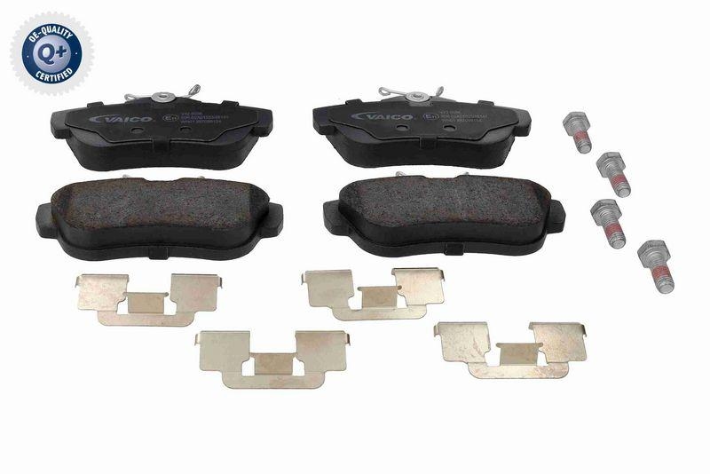 VAICO V42-0096 Bremsbelagsatz, Scheibenbremse Hinterachse f&uuml;r PEUGEOT