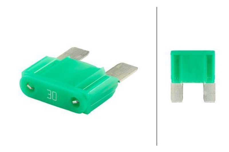 HELLA 8JS 728 595-141 Sicherung Maxi, 30 A, Set gr&uuml;n