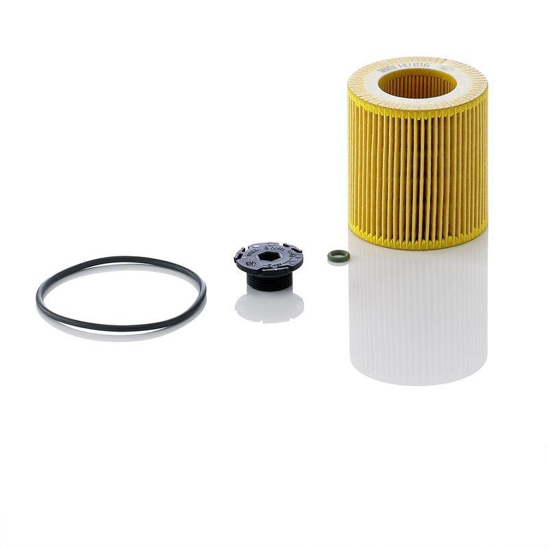 MANN-FILTER HU 816 z KIT Ölfilter für BMW