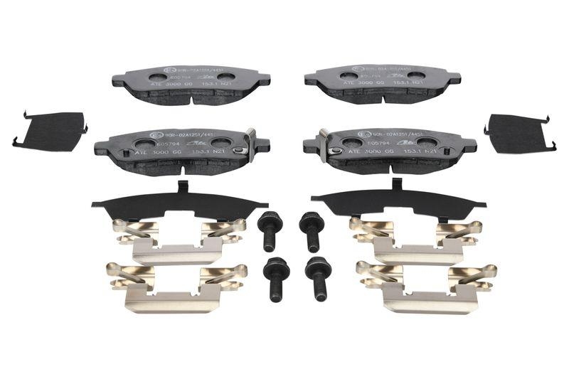 ATE 13.0460-5794.2 Belagsatz vorne f&uuml;r DAIHATSU MAZDA SUBARU SUZUKI