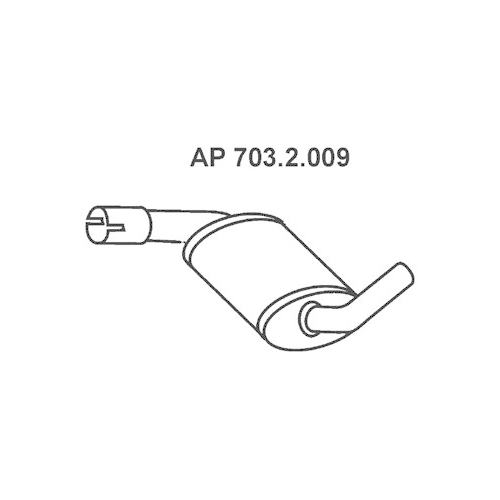 EBERSPÄCHER 703.2.009 Mittelschalldämpfer