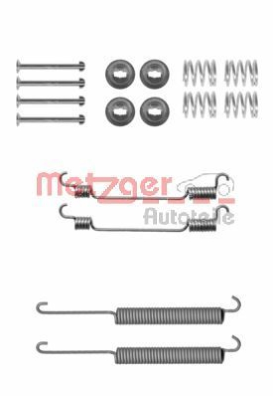 METZGER 105-0806 Zubehörsatz, Bremsbacken für FORD
