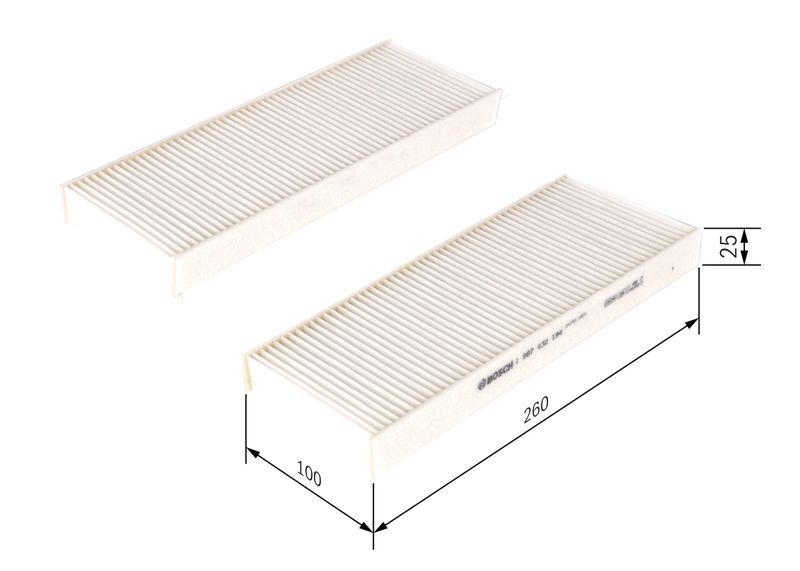 BOSCH 1 987 432 194 Filter Innenraumluft