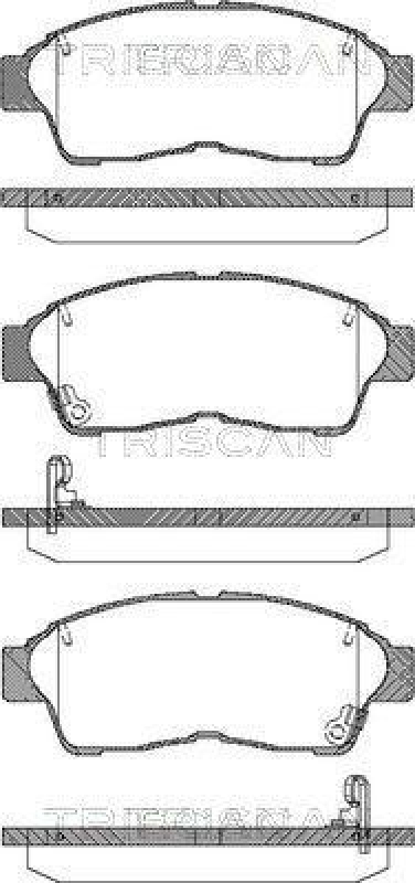 TRISCAN 8110 13157 Bremsbelag Vorne f&uuml;r Toyota