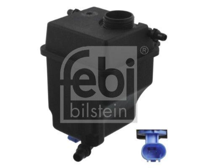 FEBI BILSTEIN 38458 Kühlerausgleichsbehälter mit Sensor und Entlüftungsschraube für BMW