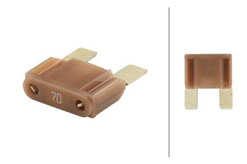 HELLA 8JS 728 595-181 Sicherung Maxi, 70 A, Set braun