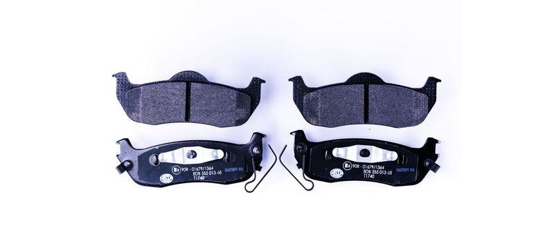 HELLA 8DB 355 013-681 Bremsbelagsatz, Scheibenbremsbelag f&uuml;r NISSAN