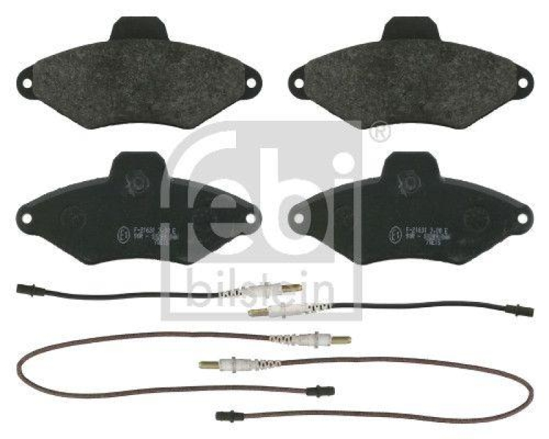 FEBI BILSTEIN 16413 Bremsbelagsatz f&uuml;r CITROEN