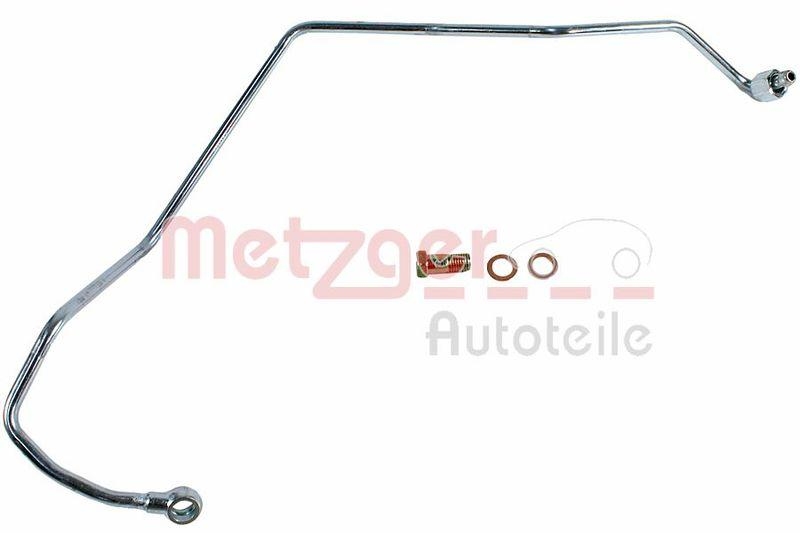 METZGER 2361154 &Ouml;lleitung, Lader f&uuml;r AUDI/VW