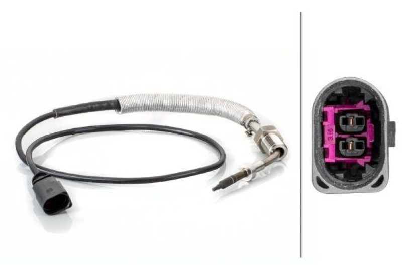 HELLA 6PT 014 495-081 Sensor, Abgastemperatur